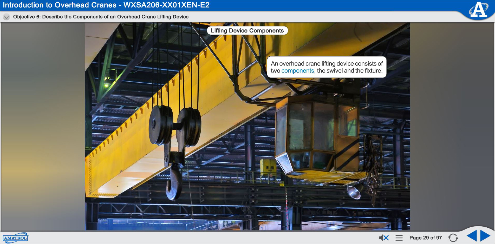 Overhead Crane Safety Amatrol Online Safety Training Curriculum