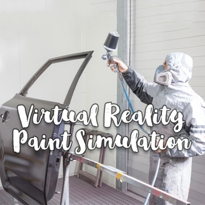 Virtual Reality Paint Sprayer Simulation Equipment