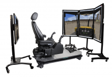 Simlog Bulldozer Personal Simulator - Operator Chair