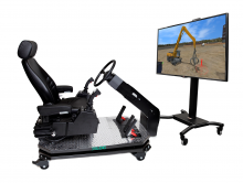 Simlog Personal Simulators for Training Heavy Equipment Operators