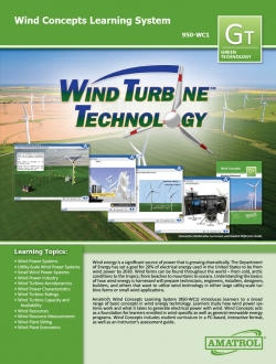 Amatrol Wind Turbine Technology 950-WC1