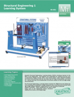 Amatrol Advanced Structural Engineering Trainer for High Schools 