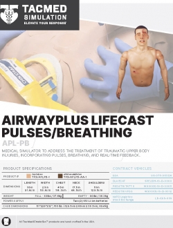 TacMed AirwayPlus Lifecast Pulses/Breathing