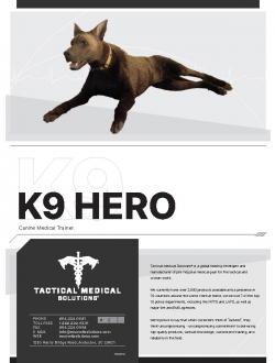 TacMed K9 Hero Brochure